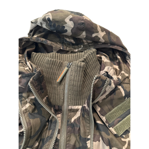 Superdry Japan Camo Mesh Lined Long Sleeve Hooded Windcheater Mens size Medium - Picture 12 of 16